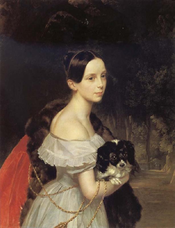 Karl Briullov Portrait of Ulyana Smirnova